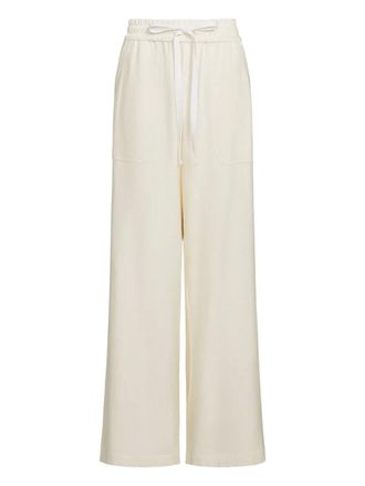 TWP Main St. Pant drawstring pocket trousers - women - Cotton/Lyocell/Hemp - M - Neutrals