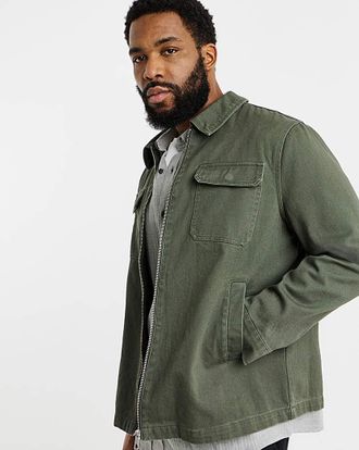 Jacamo Cotton Twill Zip Harrington