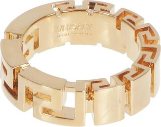 Versace Greca Ring - Heren - Ringen - Geel - 50 MM - Accessoires