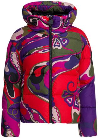 Pucci Orchidee Print Down Jacket