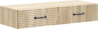 vidaXL Mesa Lateral Montada En La Pared 87,5 X 34,5 X 17 Cm Vidaxl
