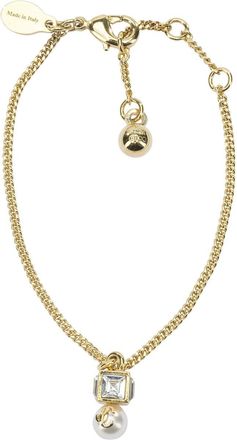 Jimmy Choo London Jc Pearl Cube Jewels Oro-Donna