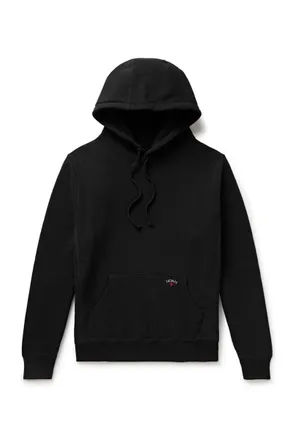 Noah Logo-Embroidered Cotton-Jersey Hoodie