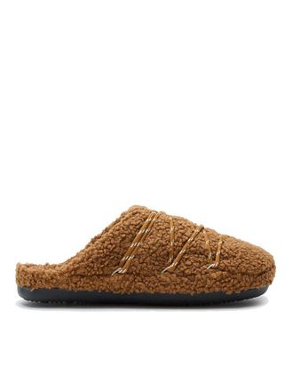 Moon Boot Teddy Slipper Cognac