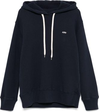 Autry Hoodie met geborduurd logo - Blauw