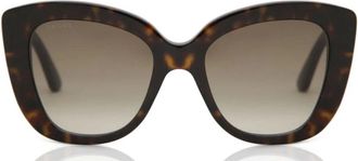 Gucci Sunglasses, unisex, Brown, Size: 52 MM Oversized Cat-eye Sunglasses