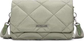 MZ Wallace Madison Quilted Nylon Flap Crossbody Bag in Agave Green at Nordstrom