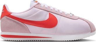 Nike Cortez-su&egrave;de sneakers voor dames (Roze schuim)