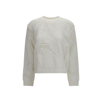 Max Mara Witte Katoenen Sweatshirt