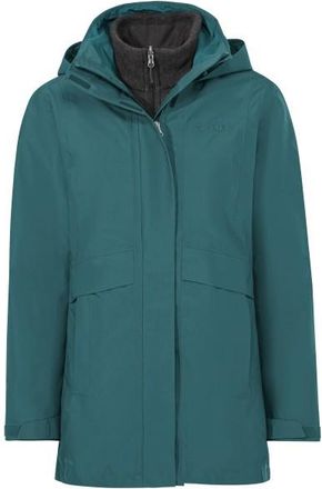 Vaude Idris 3In1 Parka IV Doppeljacke f&uuml;r Damen | t&uuml;rkis/blau