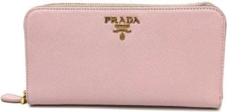 Prada Pre-owned Wallets, female, Pink, Size: ONE SIZE Pre-owned Vintage Wallet