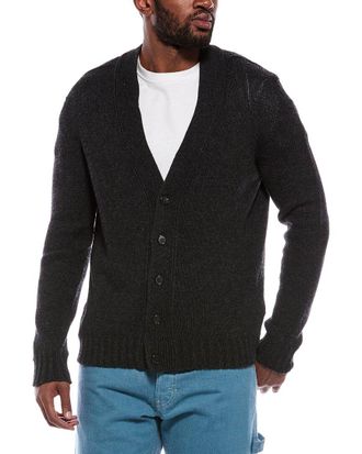 Palm Angels Wool & Cashmere-Blend Cardigan