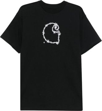 Carhartt Work in Progress Barbwire T-Shirt - Heren - T-shirts - Zwart - M - Tops