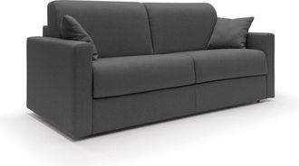 Divani.Store Chris Sof&aacute; Cama Convertible En Tejido Impermeable 166 Cm (mat. 120x197) Antracita