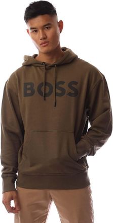 HUGO BOSS Heren Boss Webasic Hoodie in Groen