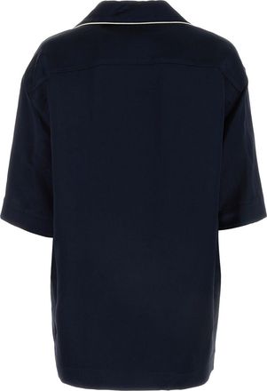Palm Angels Navyblue Camicie Shirt