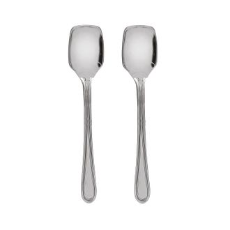 eMe Set cucchiaini City In acciaio inox, 2 pezzi