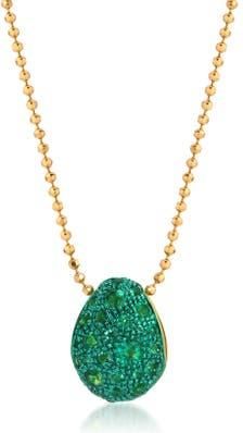 Graziela Emerald Bahia Pendant & Necklace in Green at Nordstrom