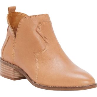 Lucky Brand Womens Leymon Ankle Boots In Latte Nature
