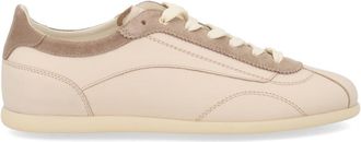 Brunello Cucinelli Beige Leather Sneakers