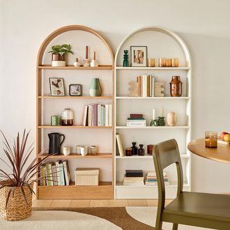 La Redoute Interieurs Boogboekenkast, eikenfineer, ondiep, MATH&Eacute;O