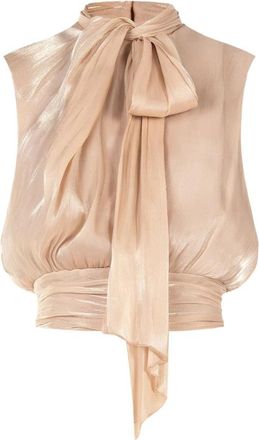 Rinascimento Mouwloze Top - Dames - Tops zonder mouwen - Beige - S - Polyester - Tops