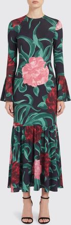 La DoubleJ Abito Alba La Doublej in viscosa stretch con stampa floreale