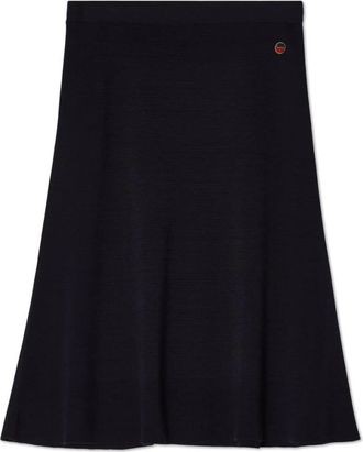 Busnel Midi Rok - Dames - Midirokken - Blauw - S - Katoen - Rokken