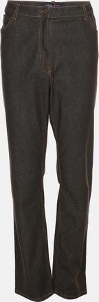 Marina Rinaldi Marina Sport By Marina Rinaldi Brown Denim Jeans