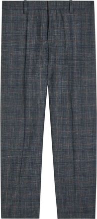 Jil Sander Checked Straight-leg Trousers - Black - 50 (IT50 / L)