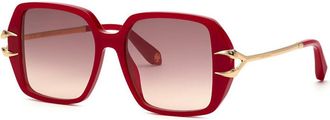 Roberto Cavalli SRC030 09EZ Mens Sunglasses Red Size 54