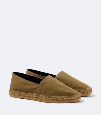 Saint Laurent Alpargatas Cassandre de gabardina