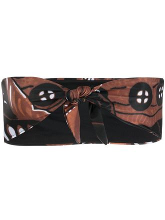 Mara Hoffman Calaia Jay high-waist bikini top - Brown