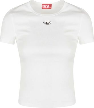 Diesel Tops, Dames, Wit, M, T-shirts