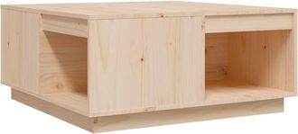 vidaXL Mesa De Centro Madera Maciza De Pino 80x81x36,5 Cm Vidaxl