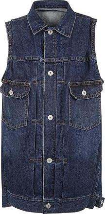 sacai Mujer, Chaquetas, Azul, Talla: L