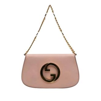 Gucci Pre-owned Shoulder Bags, female, Pink, Size: ONE SIZE Pre-owned The Blondie Satchel