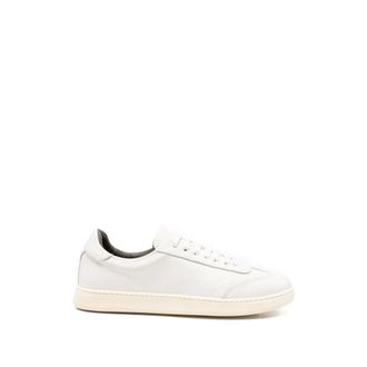 Corneliani Sneakers, male, White, Size: 8 1/2 US Leather Sneakers