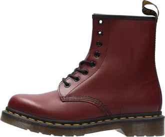 Dr. Martens Klassieke 1460 Gladleren Laarzen - Dames - Veterlaarzen - Rood - 36 EU - Leer - Schoenen