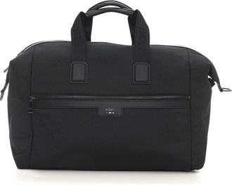 HUGO BOSS Ray N Soft Holdall - Heren - Weekendtassen - Zwart - ONE Size - Leer - Tassen