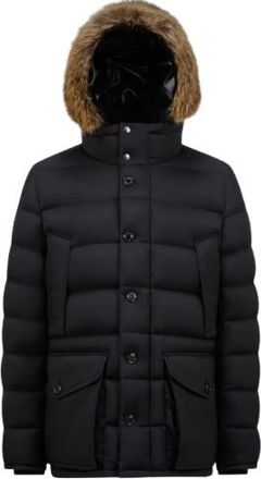 Moncler Black Down Puffer Coat Size S