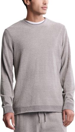 Barefoot Dreams CozyChic Ultra Lite Crewneck Pullover in Dove Gray at Nordstrom, Size Xx-Large