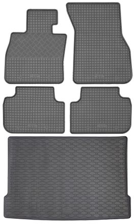 OEM Bmw Serie 1 F40 Hatchback Desde Septiembre De 2019. Juego De Alfombrillas De Goma Para Coche + Alfombrilla Para Maletero