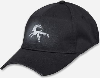 Prototypes Sprayed Goat Cut Up Cap Black