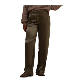 Modstr&ouml;m Broeken, Dames, Groen, S, Satijn, Kindlemd Pants