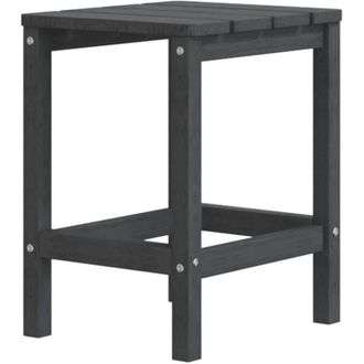 vidaXL Mesa De Jard&iacute;n Adirondack Hdpe Antracita 38x38x46 Cm Vidaxl