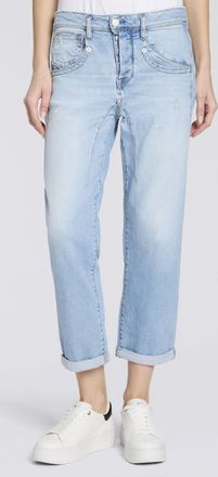 Herrlicher Boyfriend-Jeans HERRLICHER Shyra Tap Denim, Damen, Gr. 26, N-Gr, bleach, Denim/Jeans, Obermaterial: 99% Baumwolle, 1% Elasthan, Destroyed-Effekte, str