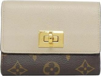 Louis Vuitton Pre-owned Wallets, female, Multicolor, Size: ONE SIZE Pre-owned Vintage Canvas Wallet