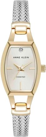 Anne Klein Tonneau Champagne Dial Ladies Watch AK-2185CHTT