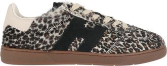 Hogan Leopard Print Low-Top Sneakers